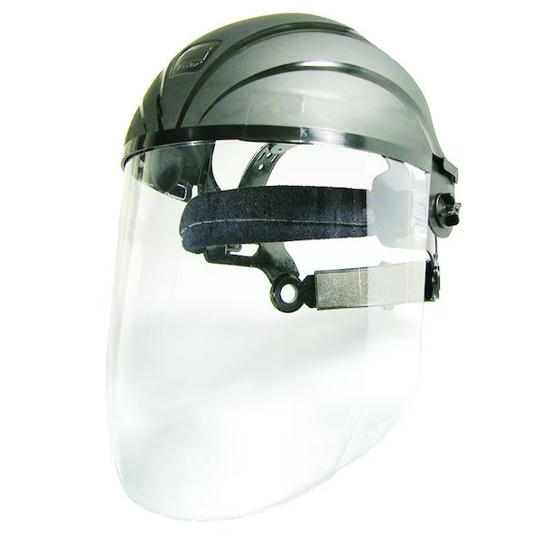 BROWGUARD LARGE w/ clear poly visor, Walter Surface Technologies, Mfr#: BG2-2CL